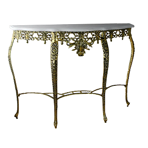 Консоль из бронзы с мраморной столешницей Bronze Console