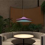 Подвесной вязаный светильник в двухцветном исполнении «Двойной Токио»  варинант исполнения - 2 | Loft Concept в Тюмени