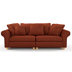 Мебельная ткань Шенилл терракотовый цвет 138 см T4-44 варинант исполнения - 4 | Loft Concept в Тюмени