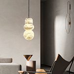 Подвесной светильник с фигурными плафонами Stone Triad варинант исполнения - 4 | Loft Concept в Тюмени