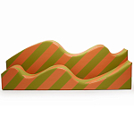 Дизайнерский модульный диван волнистой формы с цветным принтом Poltronova Superonda Sofa варинант исполнения - 27 | Loft Concept в Тюмени