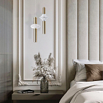 Подвесной светильник Toussaint Metal Tube Brass Hanging Lamp варинант исполнения - 3 | Loft Concept в Тюмени