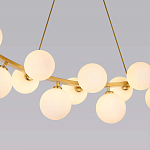 Люстра подвесная с белыми лампами в форме шара Felicitat варинант исполнения - 2 | Loft Concept в Тюмени