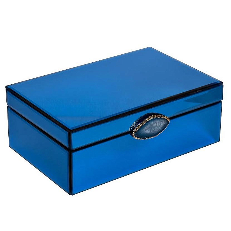 Шкатулка Blue Surprise Parallelepiped Синий Шкатулка Blue Surprise Parallelepiped Синий в Тюмени | Loft Concept