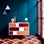 Дизайнерский широкий комод с ящиками Gio Ponti D.655.1 D.655.2 Chest of Drawers варинант исполнения - 2 | Loft Concept в Тюмени