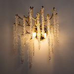 Бра золотого цвета с ветвями и хрустальными подвесками FAIRYTREE Light варинант исполнения - 2 | Loft Concept в Тюмени