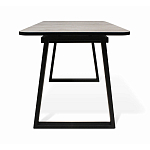 Стол обеденный раздвижной с прямоугольной бежевой столешницей Magali варинант исполнения - 4 | Loft Concept в Тюмени