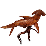 Статуэтка акула-молот деревянная Hammer варинант исполнения - 2 | Loft Concept в Тюмени