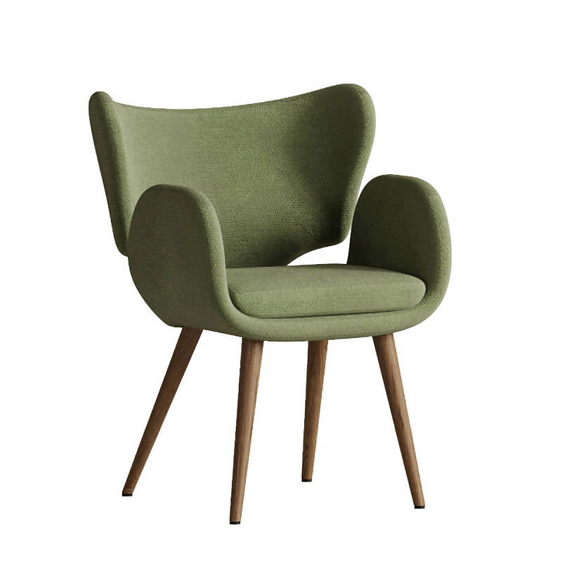 Стул Madina Green Зеленый Коричневый Стул Madina Green Зеленый Коричневый в Тюмени | Loft Concept