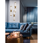 Подвесной светильник с двумя белыми рифлеными цилиндрическими плафонами Golden Swirl варинант исполнения - 8 | Loft Concept в Тюмени