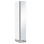 Шкаф-пенал белый с зеркальной дверцей Strict Lines варинант исполнения - 2 | Loft Concept в Тюмени