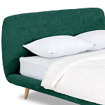 Кровать с мягким изголовьем Palmer Bed варинант исполнения - 3 | Loft Concept в Тюмени