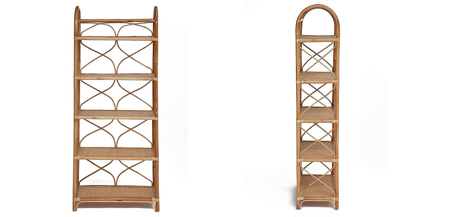 Этажерка Rattan Wicker Bookcase Этажерка Rattan Wicker Bookcase - Loft-Concept в Тюмени