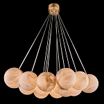 Люстра подвесная круглая с сферическими плафонами из натурального камня Glowing Spheres варинант исполнения - 13 | Loft Concept в Тюмени