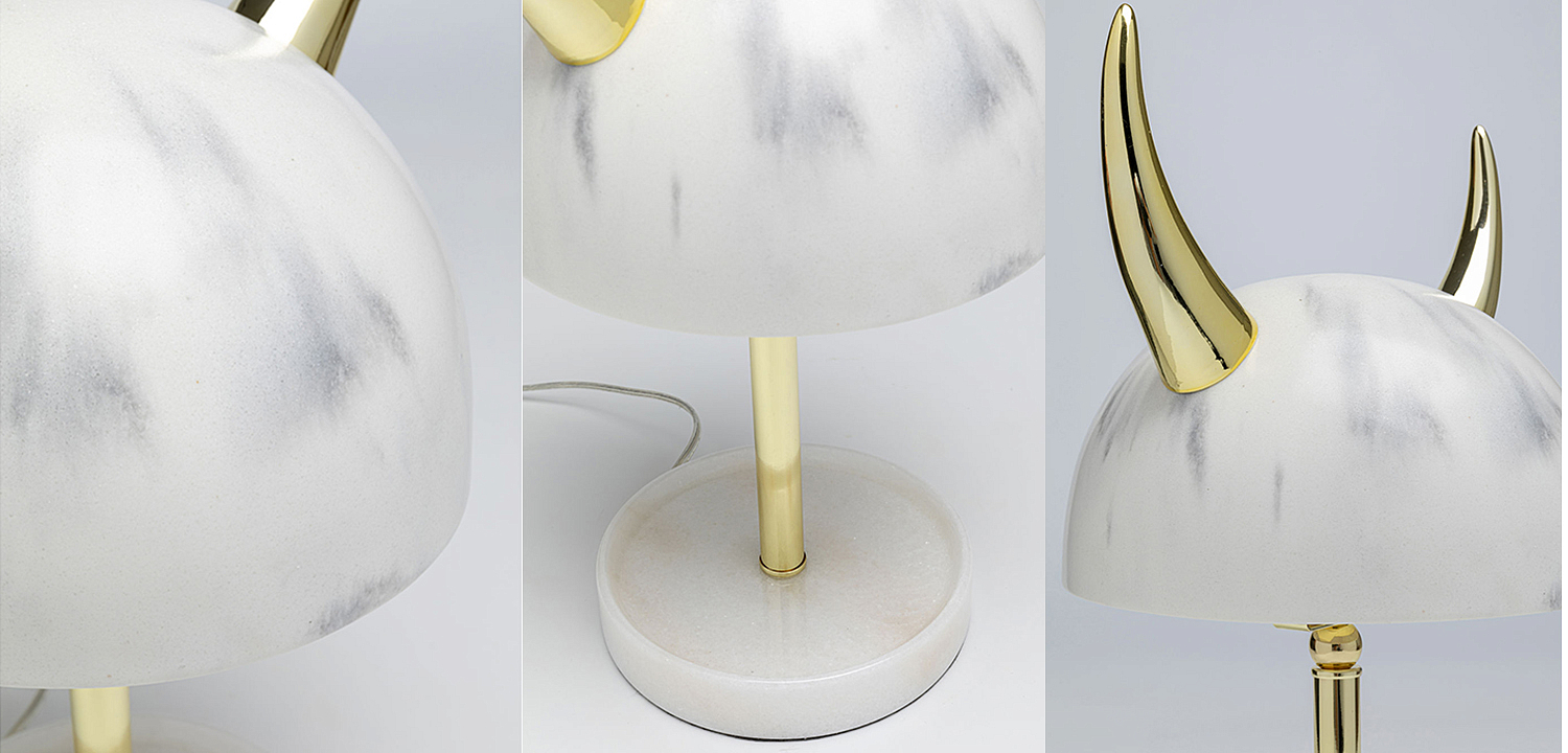 Настольная лампа Marble with Horns - Loft-Concept в Тюмени