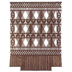 Панно Макраме коричневый цвет  варинант исполнения - 6 | Loft Concept в Тюмени