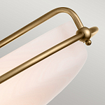 Потолочный светильник со стеклянным плафоном на изогнутых кронштейнах Quoizel  варинант исполнения - 14 | Loft Concept в Тюмени