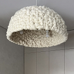 Вязаный подвесной светильник из шерсти Dome Wool Lamp  варинант исполнения - 3 | Loft Concept в Тюмени