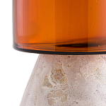 Высокая чаша из янтарного стекла Amber Marble Vase варинант исполнения - 2 | Loft Concept в Тюмени