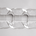 Люстра линейная с 6-ю прозрачными стеклянными плафонами округлой формы HANDLE GRAPE варинант исполнения - 9 | Loft Concept в Тюмени