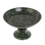 Фруктовница большая из натурального камня Змеевик Шабровский Natural Stone Fruit Bowls варинант исполнения - 2 | Loft Concept в Тюмени