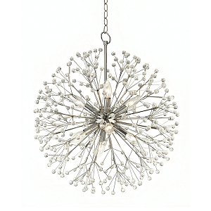 Люстра в виде шара из тонких ветвей Dandelion