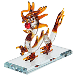Декоративная стеклянная статуэтка Дракон Glass Dragon Statuette варинант исполнения - 4 | Loft Concept в Тюмени