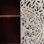 Шкаф с орнаментом ручная резьба из дерева Indian Antique Furniture  варинант исполнения - 3 | Loft Concept в Тюмени