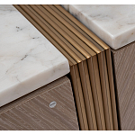 Комод с мраморной столешницей Uniqueness Marble варинант исполнения - 4 | Loft Concept в Тюмени