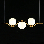 Люстра подвесная светодиодная Jagna 2 Gold and White варинант исполнения - 1 | Loft Concept в Тюмени