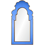 Настенное зеркало в синей зеркальной раме Filibert Mirror варинант исполнения - 1 | Loft Concept в Тюмени