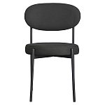 Стул мягкий Alfie Chair черный варинант исполнения - 1 | Loft Concept в Тюмени