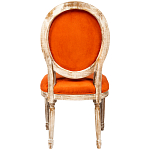 Стул из натурального бука оранжевое с цветным принтом Impressionism in Color варинант исполнения - 2 | Loft Concept в Тюмени