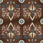 Плитка с узором Клубника варинант исполнения - 1 | Loft Concept в Тюмени