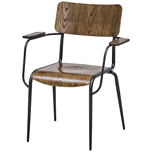 Стул с подлокотниками Joshua Loft Stool with armrests