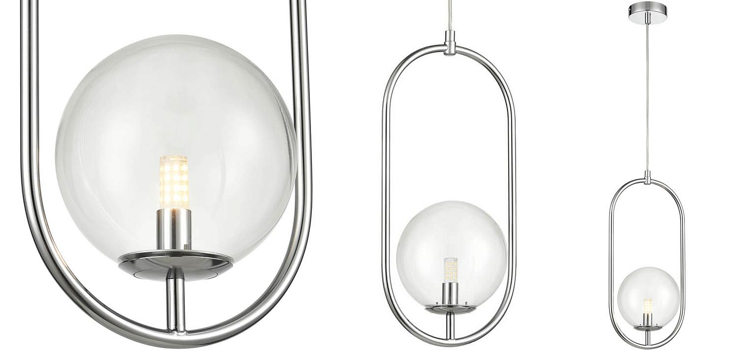 Подвесной светильник B.LUX C Ball oval chrome Подвесной светильник B.LUX C Ball oval chrome - Loft-Concept в Тюмени