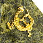 Шкатулка пирамида из натурального камня змеевик Stone Casket варинант исполнения - 3 | Loft Concept в Тюмени