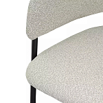 Стул мягкий с подлокотниками Chair Gray Upholstery Boucle варинант исполнения - 6 | Loft Concept в Тюмени