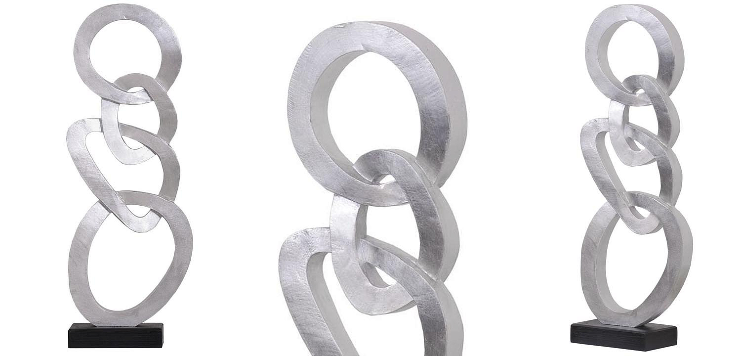 Статуэтка Anillos Statuette silver II Статуэтка Anillos Statuette silver II - Loft-Concept в Тюмени