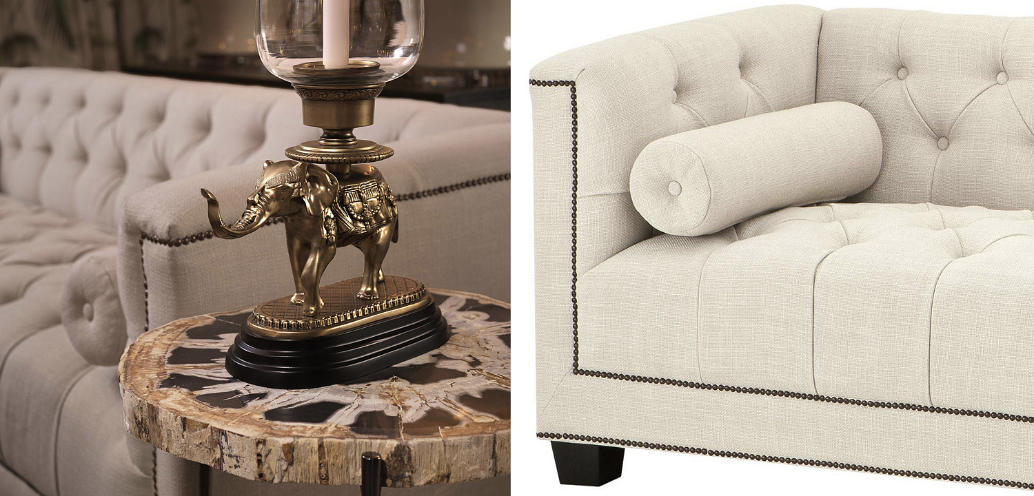 Диван Eichholtz Sofa Paolo Panama natural Диван Eichholtz Sofa Paolo Panama natural - Loft-Concept в Тюмени