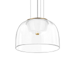 Подвесной светильник с куполообразным прозрачным стеклянным плафоном Grada Light варинант исполнения - 7 | Loft Concept в Тюмени