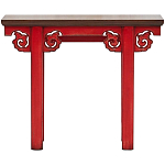 Деревянная консоль в китайском стиле красная Tang Console Table варинант исполнения - 1 | Loft Concept в Тюмени