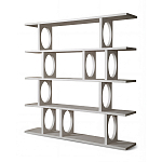 Белый дизайнерский Стеллаж Ring White Wood Bookcase варинант исполнения - 1 | Loft Concept в Тюмени