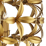 Люстра в форме шара из золотых лепестков Hanging Flowers варинант исполнения - 2 | Loft Concept в Тюмени