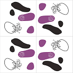 Плитка с узором Камни варинант исполнения - 1 | Loft Concept в Тюмени