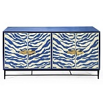 Буфет в гостиную с инкрустацией Bone Inlay Deco Sideboard - Orleans ZEBRA варинант исполнения - 4 | Loft Concept в Тюмени