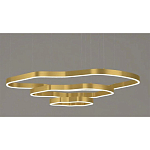 Люстра подвесная с 3-мя ассиметричными светодиодными лампами Golden Current варинант исполнения - 1 | Loft Concept в Тюмени