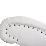 Кушетка белая с мягкой обивкой из велюра Michael Couch варинант исполнения - 5 | Loft Concept в Тюмени