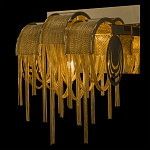 Бра с перфорированными металлическими дугами и цепочками 22 см Atlantis Chain варинант исполнения - 6 | Loft Concept в Тюмени