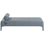 Кушетка Cuba из натуральной кожи с валиком  варинант исполнения - 4 | Loft Concept в Тюмени